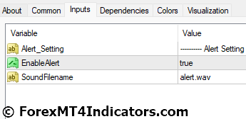 Xtreme Binary Bot MT4 Indicator 5 Xtreme Binary Bot MT4 Indicator Settings