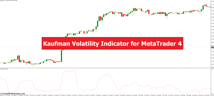Kaufman Volatility Indicator for MetaTrader 4 Kaufman Volatility Indicator for MetaTrader 4