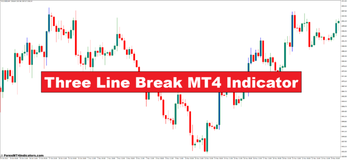 Three Line Break MT4 Indicator