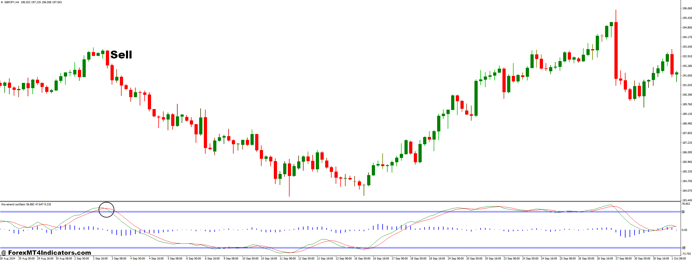 Wave Trend Oscillator and Forex Trend Scanner Forex Trading Strategy 3 How to Trade with Wave Trend Oscillator and Forex Trend Scanner Forex Trading Strategy - Sell Entry