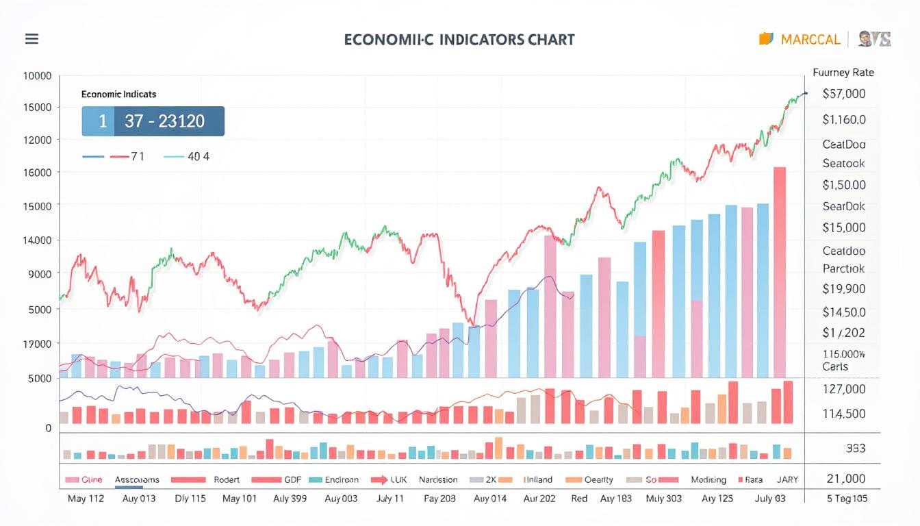 Economic indicators chart