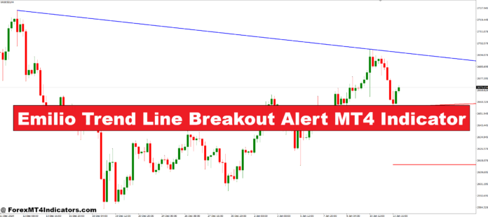 Emilio Trend Line Breakout Alert MT4 Indicator Emilio Trend Line Breakout Alert MT4 Indicator