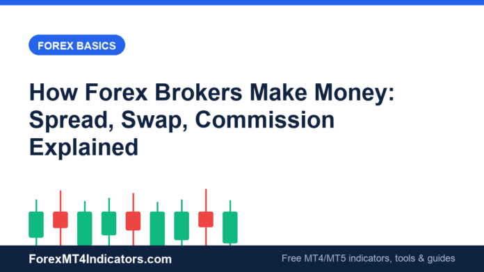 How Forex Brokers Make Money: Spread, Swap, Commission Explained