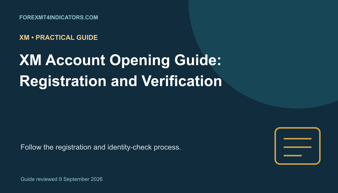 XM Account Opening Guide: Registration and Verification