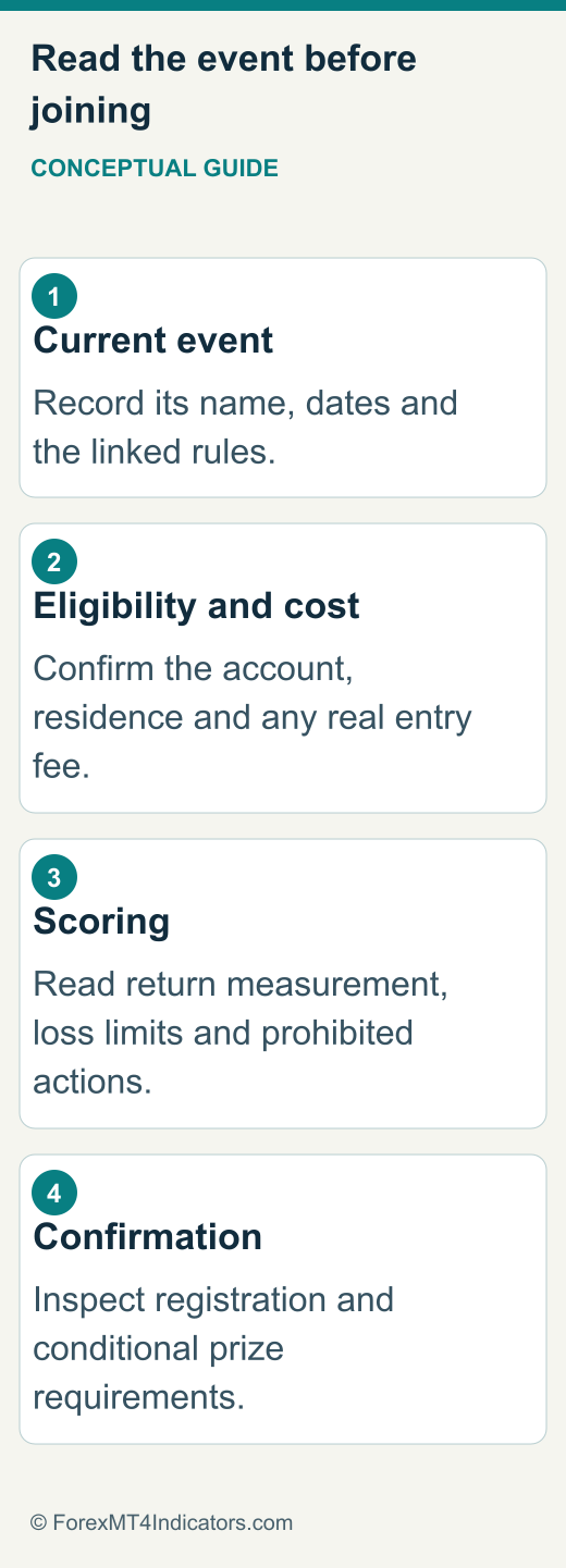 Five checks before joining a competition