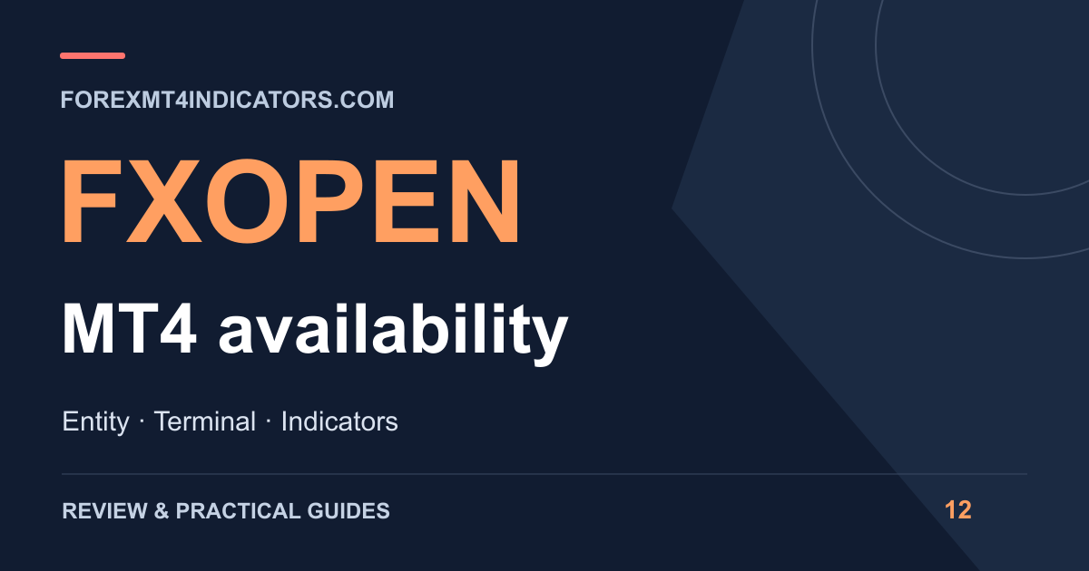 FXOpen MT4 availability guide cover