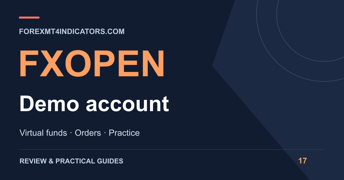 FXOpen Demo account guide cover