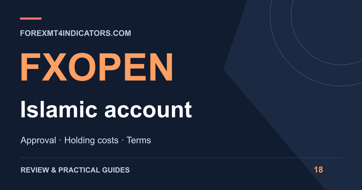 FXOpen Islamic account guide cover