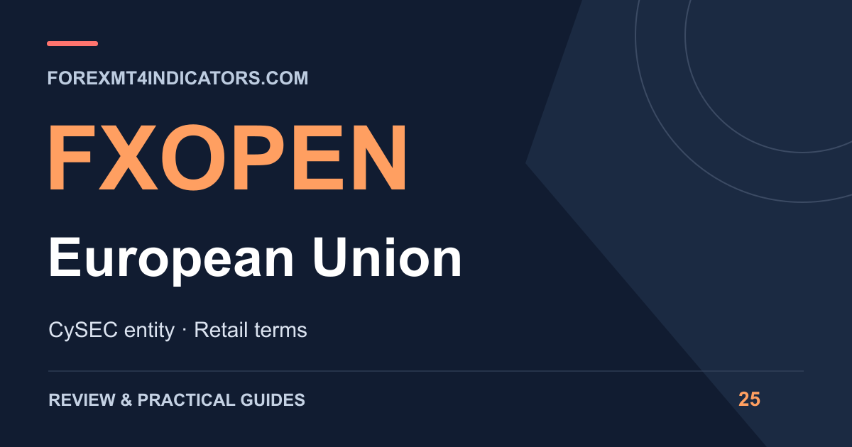 FXOpen European Union guide cover