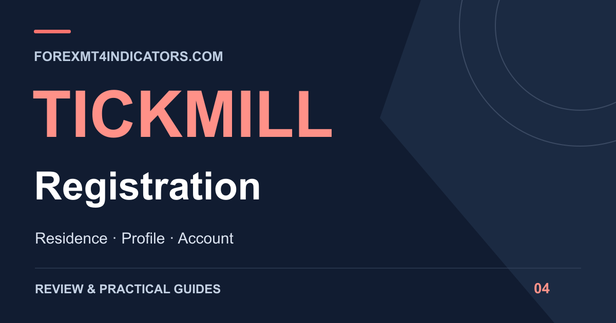 Tickmill Registration guide cover