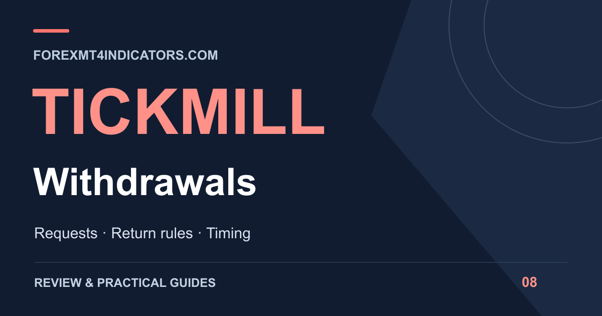 Tickmill Withdrawals guide cover