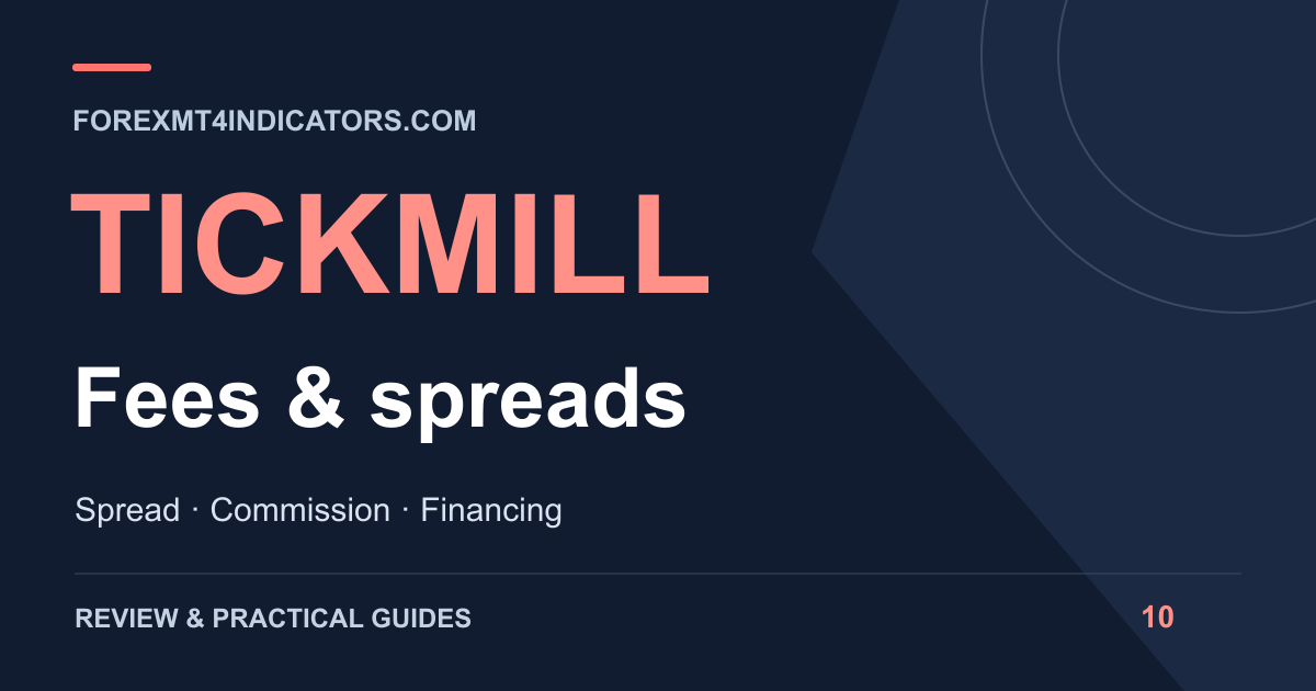 Tickmill Fees & spreads guide cover