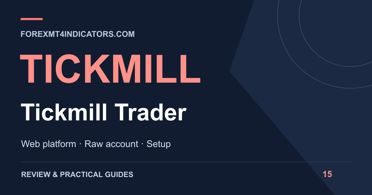 Tickmill Tickmill Trader guide cover