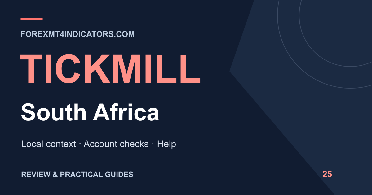 Tickmill South Africa guide cover