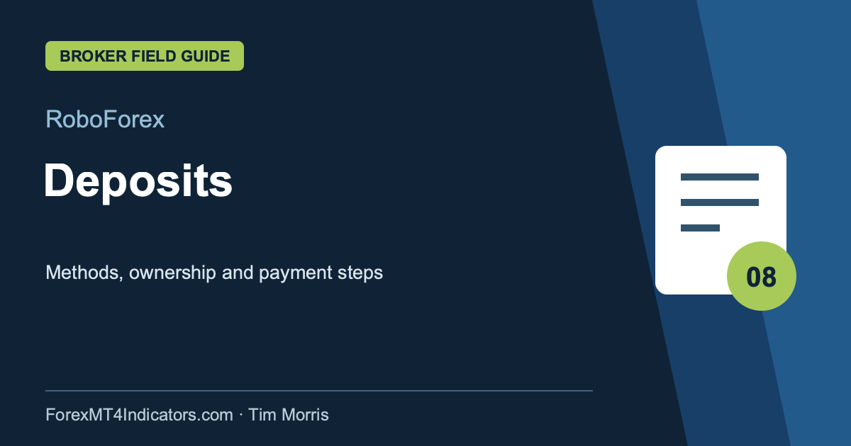 RoboForex Deposits guide