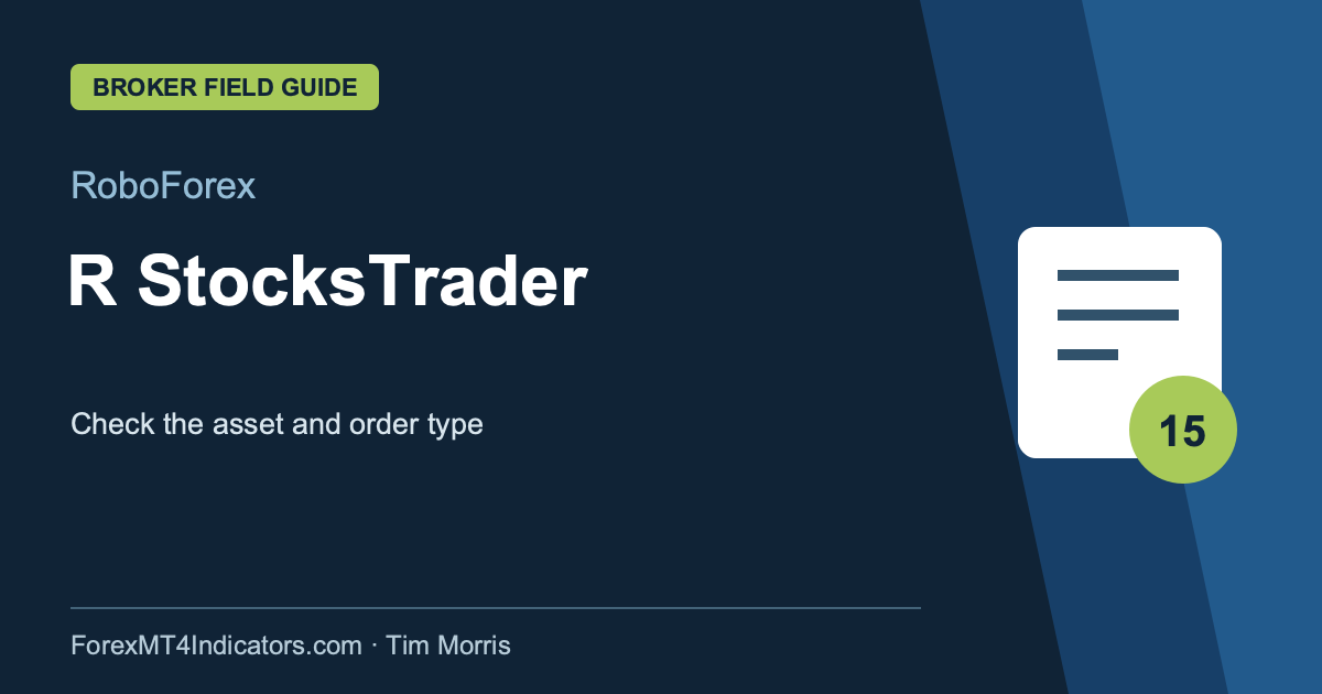 RoboForex R StocksTrader guide