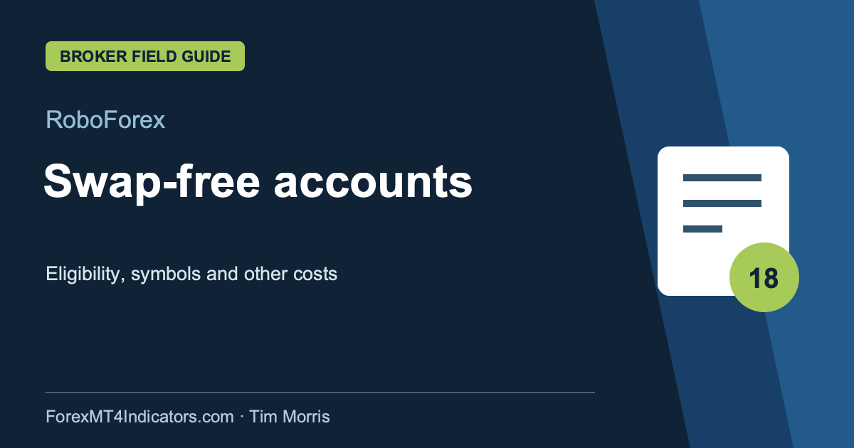RoboForex Swap-free accounts guide