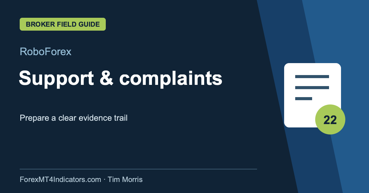 RoboForex Support & complaints guide